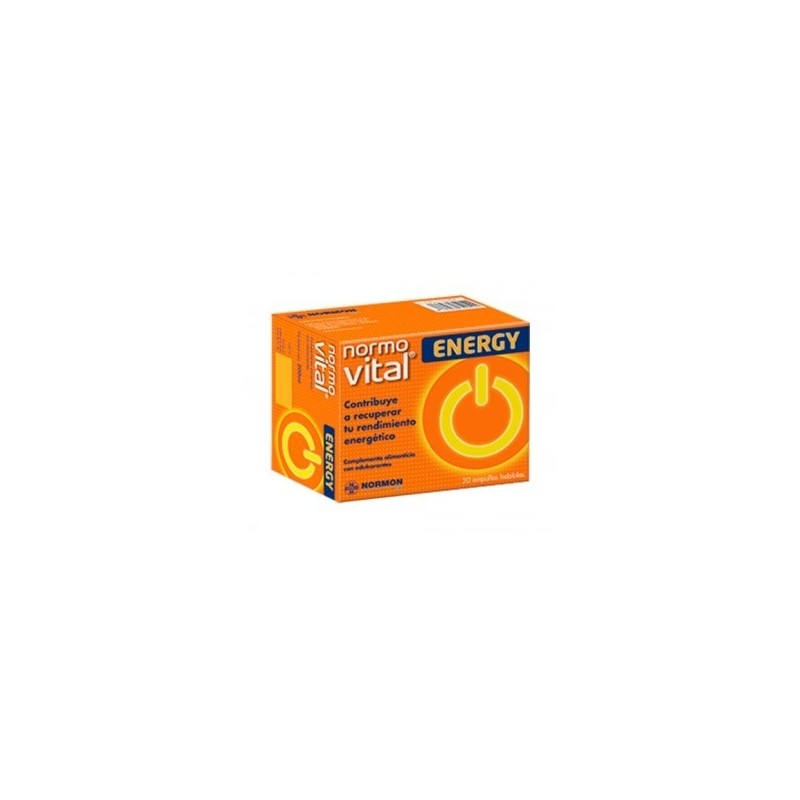 Normovital Energy 20 Ampollas