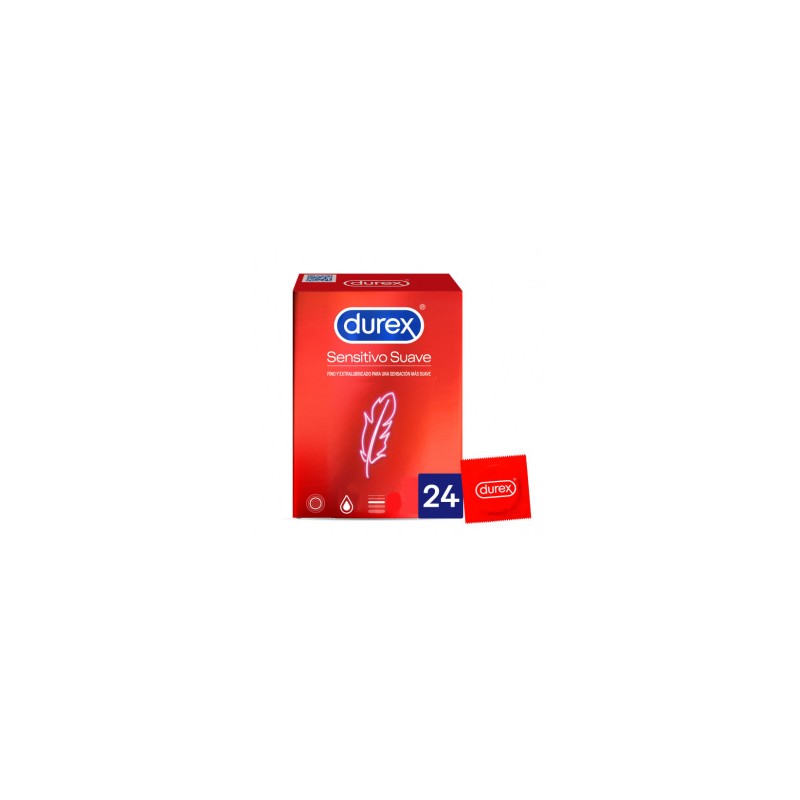 Durex Preservativo Sensitivo Easy On 24Uds