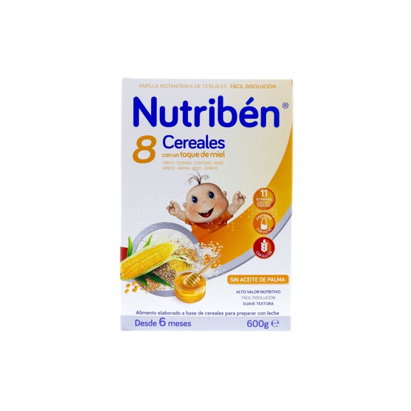 Nutribén 8 Cereales Miel 600Gr